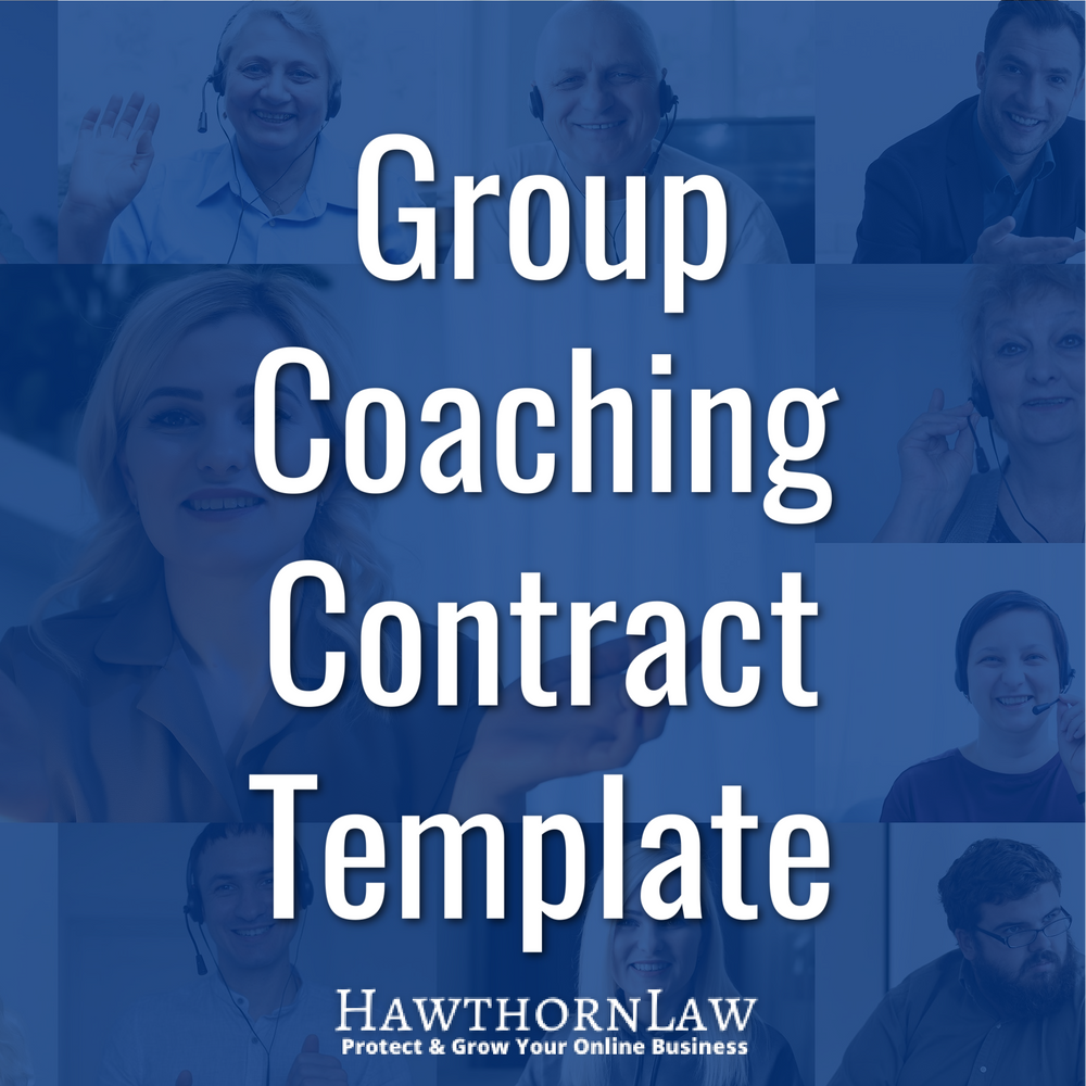 Group Coaching Contract Template