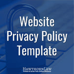 Website Privacy Policy Template (GDPR Compliant)