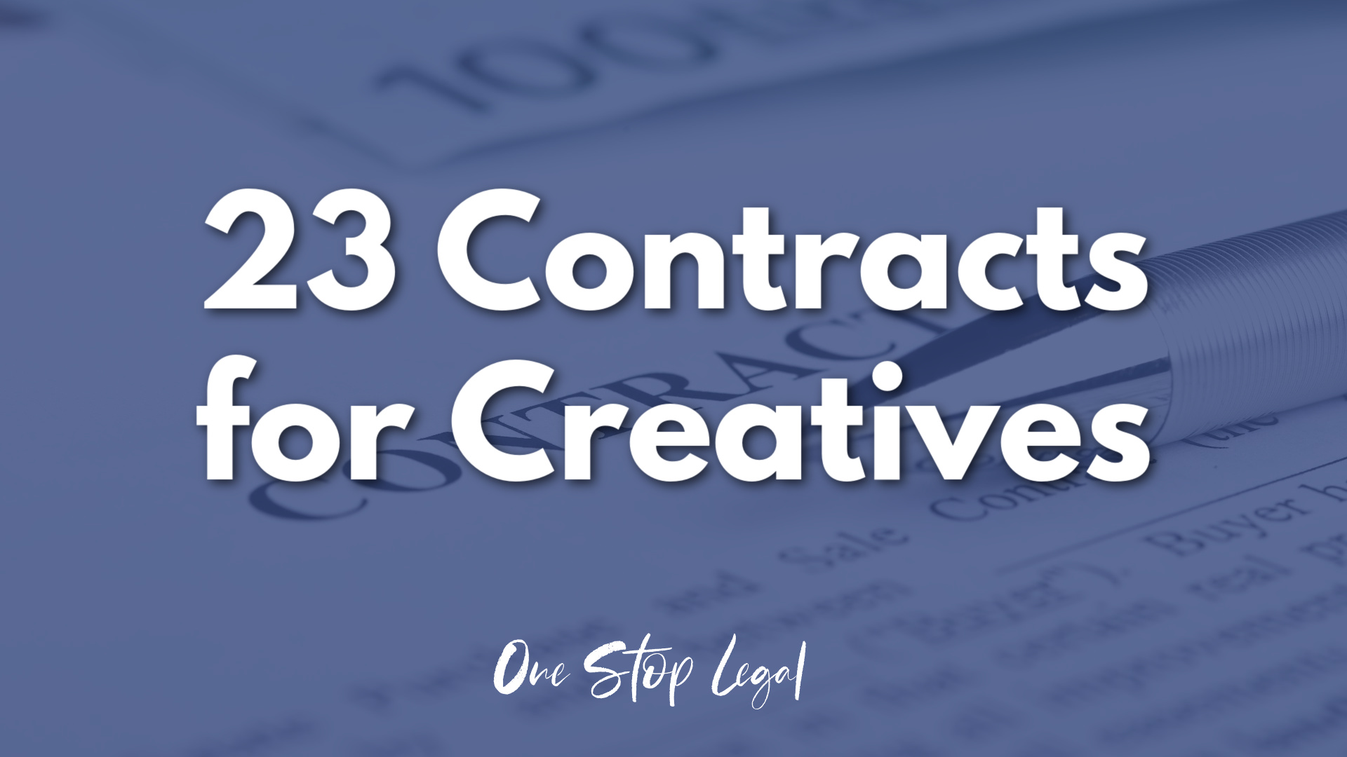 23 Contracts for Creatives