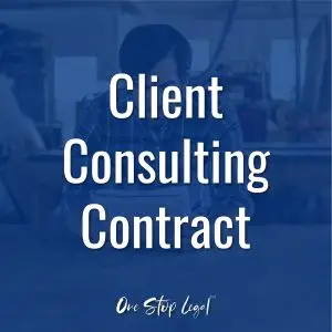 client consulting contract