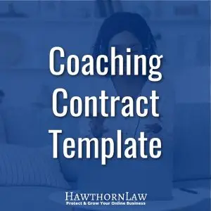 Coaching Contract Template