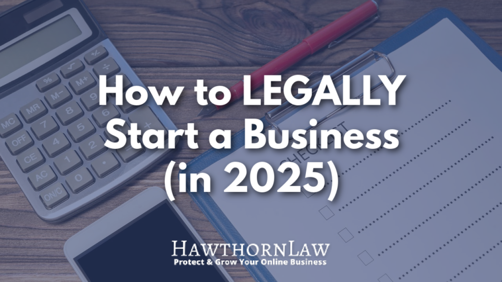 how to start a business legally
