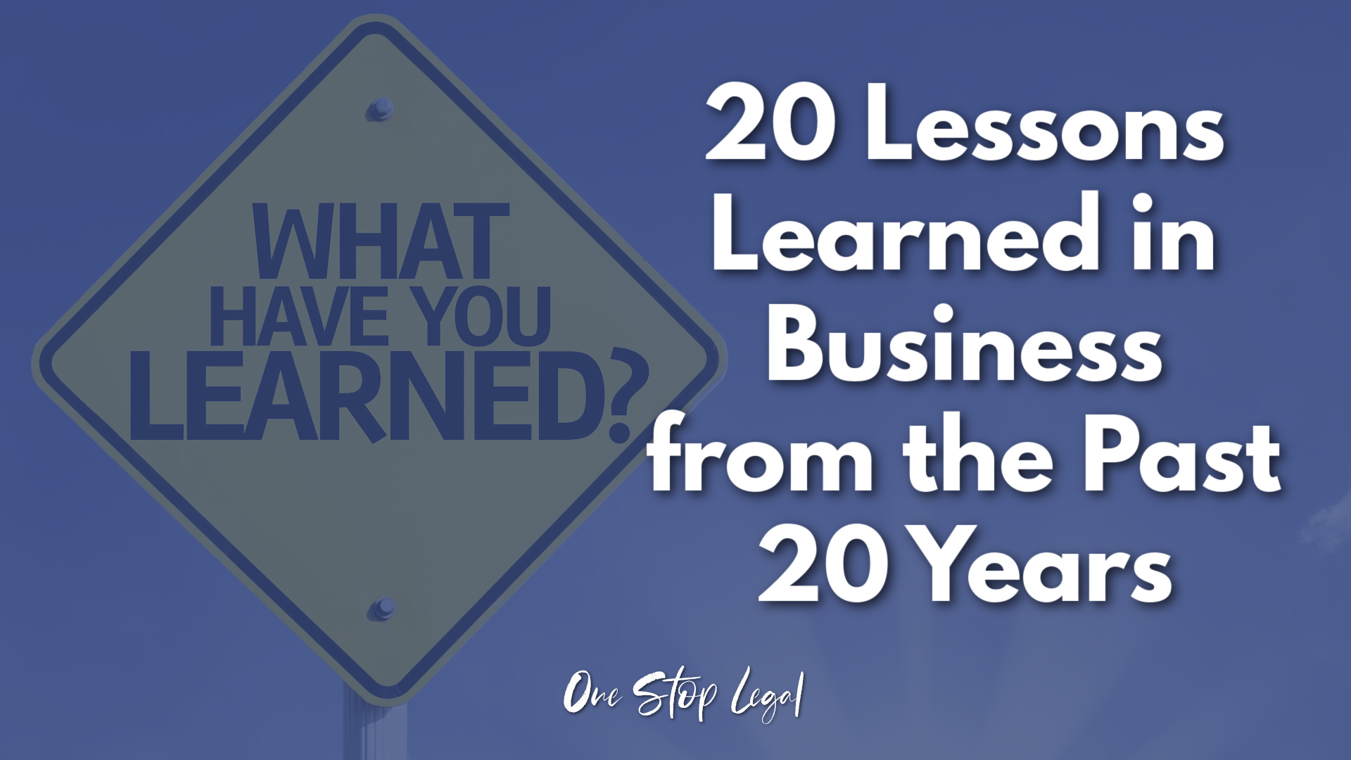 lessons learned in business